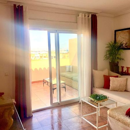 Atico Deluxe Entre Centro Y Playa Salinas Con Terraza, Wifi, Piscina Climatizada, Gym, Sauna Y Garaje -Smart Tv Рокетас-де-Мар Экстерьер фото